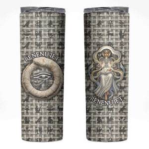 Renenutet Skinny Tumbler with Bread Ring and Eye of Horus in Egyptian Nourishment