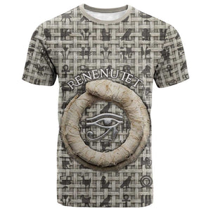 Renenutet T shirt with Bread Ring and Eye of Horus in Egyptian Nourishment