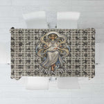Renenutet Tablecloth with Bread Ring and Eye of Horus in Egyptian Nourishment