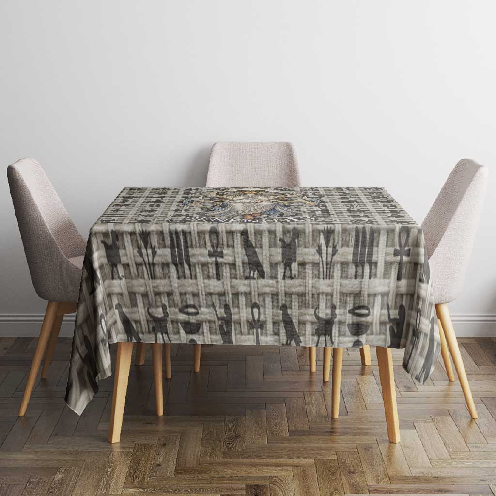 Renenutet Tablecloth with Bread Ring and Eye of Horus in Egyptian Nourishment