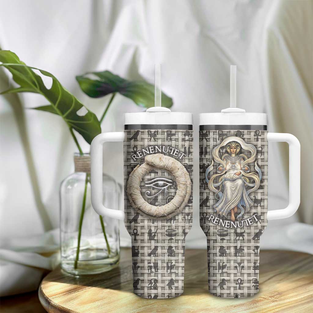 Renenutet Tumbler With Handle with Bread Ring and Eye of Horus in Egyptian Nourishment
