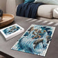 Satis Water Torrent Puzzle with Egyptian Flood Symbolism in Oceanic Blue Tones