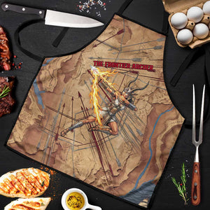 Satis Apron with Fiery Bow and Arrow in Ancient Egyptian Warrior