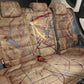 Satis Back Car Seat Cover with Fiery Bow and Arrow in Ancient Egyptian Warrior