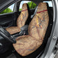 Satis Car Seat Cover with Fiery Bow and Arrow in Ancient Egyptian Warrior