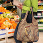 Satis Grocery Bag with Fiery Bow and Arrow in Ancient Egyptian Warrior