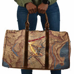 Satis Travel Bag with Fiery Bow and Arrow in Ancient Egyptian Warrior