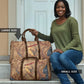 Satis Travel Bag with Fiery Bow and Arrow in Ancient Egyptian Warrior