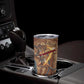 Satis Tumbler Cup with Fiery Bow and Arrow in Ancient Egyptian Warrior