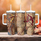 Satis Tumbler With Handle with Fiery Bow and Arrow in Ancient Egyptian Warrior