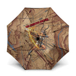 Satis Umbrella with Fiery Bow and Arrow in Ancient Egyptian Warrior