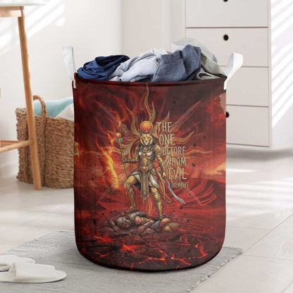 Sekhmet Laundry Basket Egyptian Fiery Lioness Head and Ancient Warrior
