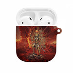 Sekhmet AirPods Case Egyptian Fiery Lioness Head and Ancient Warrior