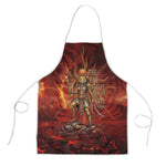 Sekhmet Apron Egyptian Fiery Lioness Head and Ancient Warrior