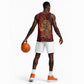 Sekhmet Basketball Jersey Egyptian Fiery Lioness Head and Ancient Warrior