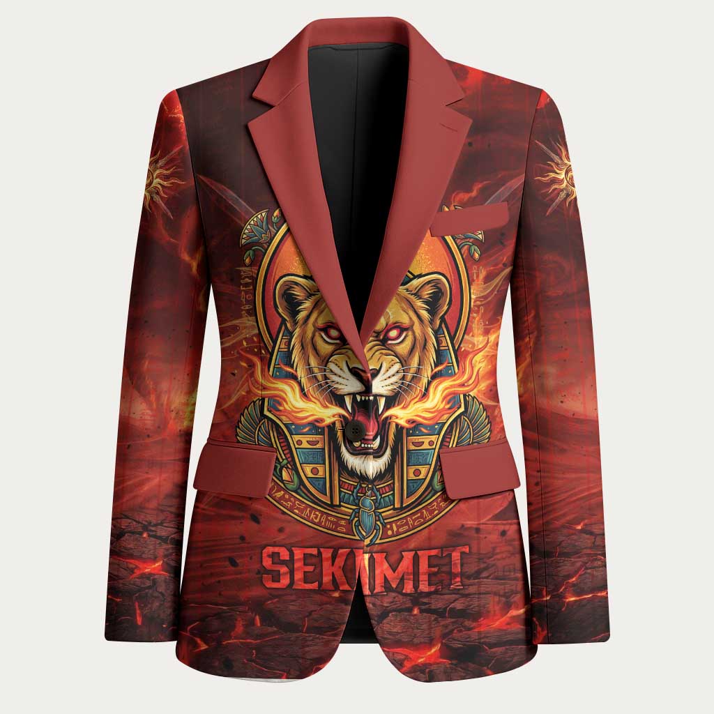 Sekhmet Blazer Egyptian Fiery Lioness Head and Ancient Warrior