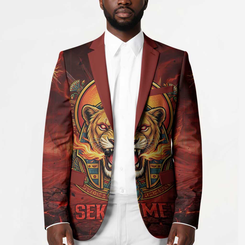 Sekhmet Blazer Egyptian Fiery Lioness Head and Ancient Warrior