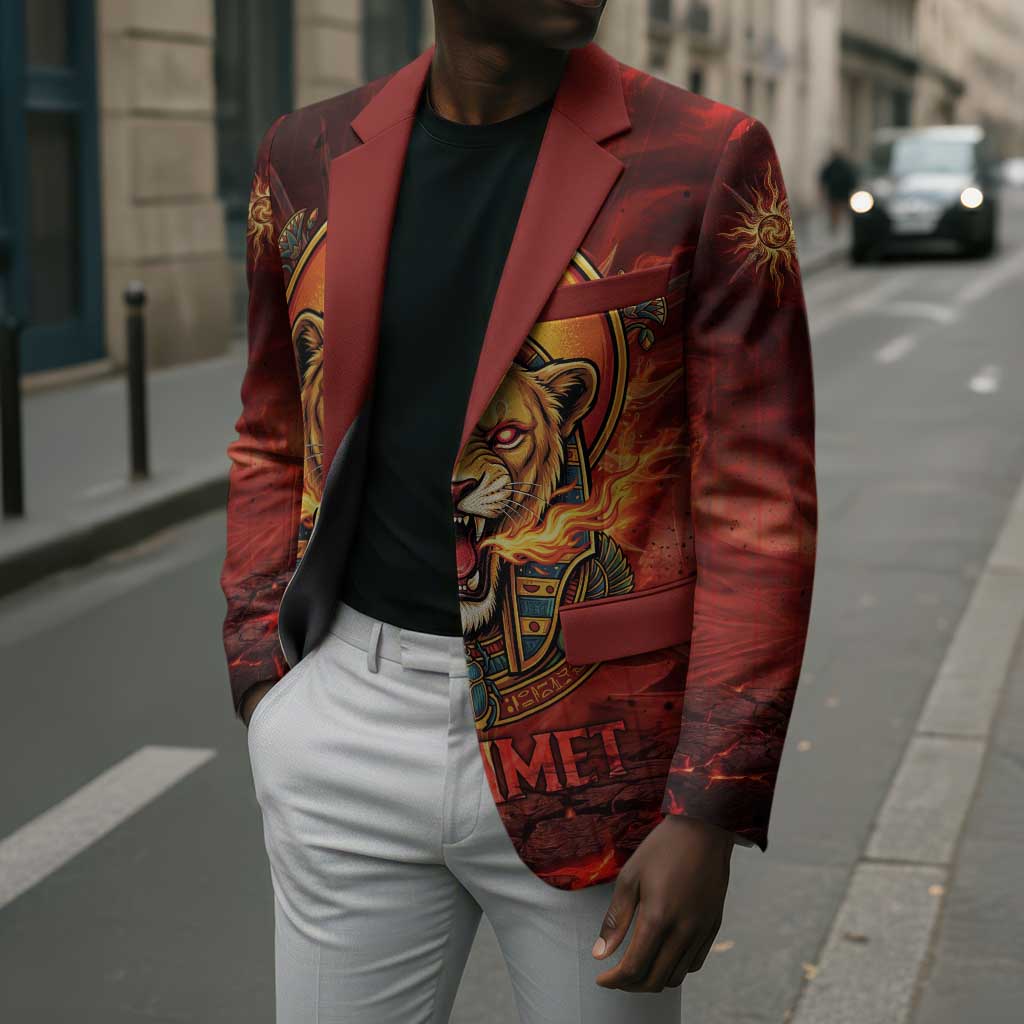 Sekhmet Blazer Egyptian Fiery Lioness Head and Ancient Warrior