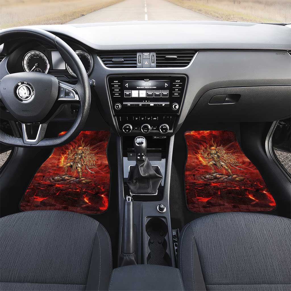 Sekhmet Car Mats Egyptian Fiery Lioness Head and Ancient Warrior