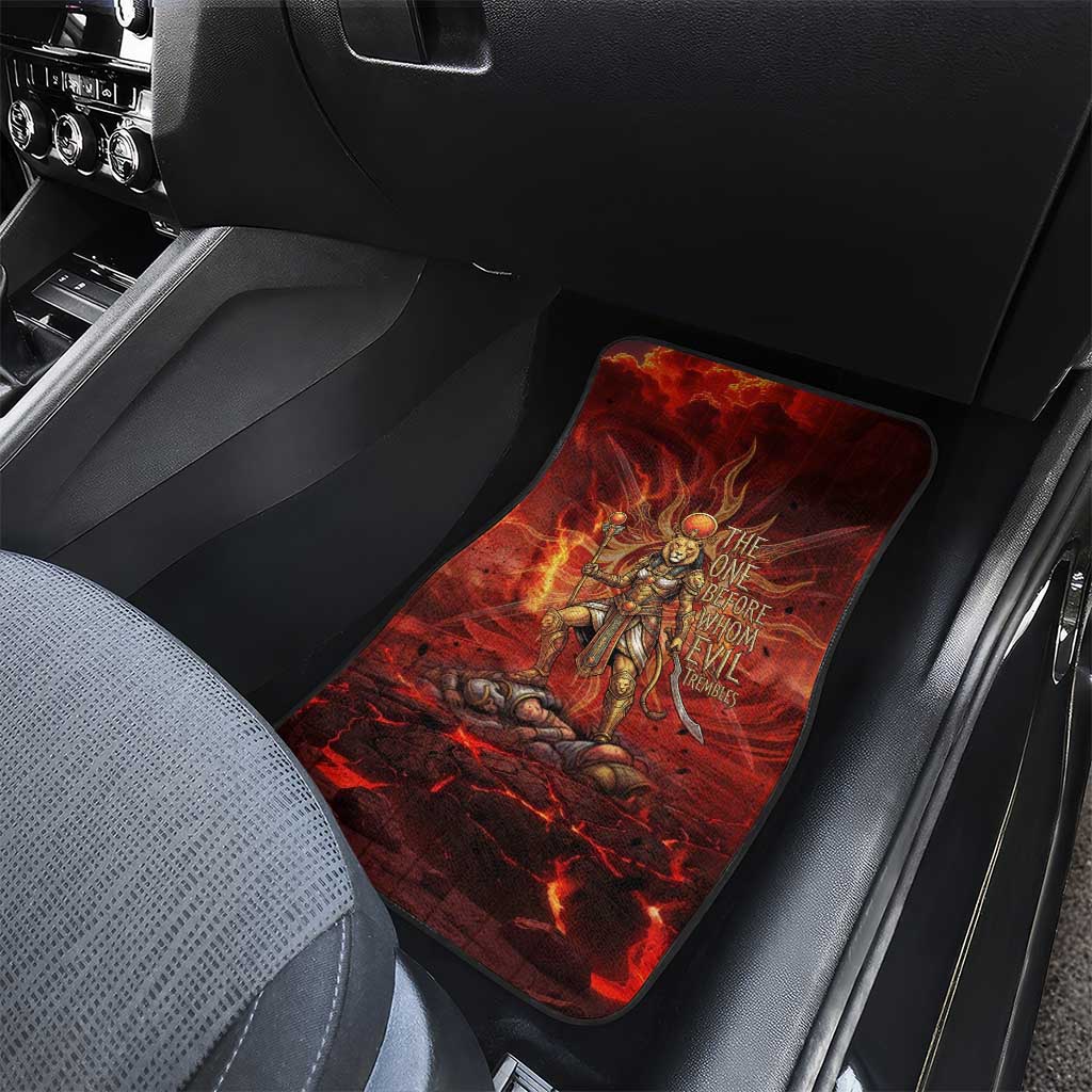 Sekhmet Car Mats Egyptian Fiery Lioness Head and Ancient Warrior