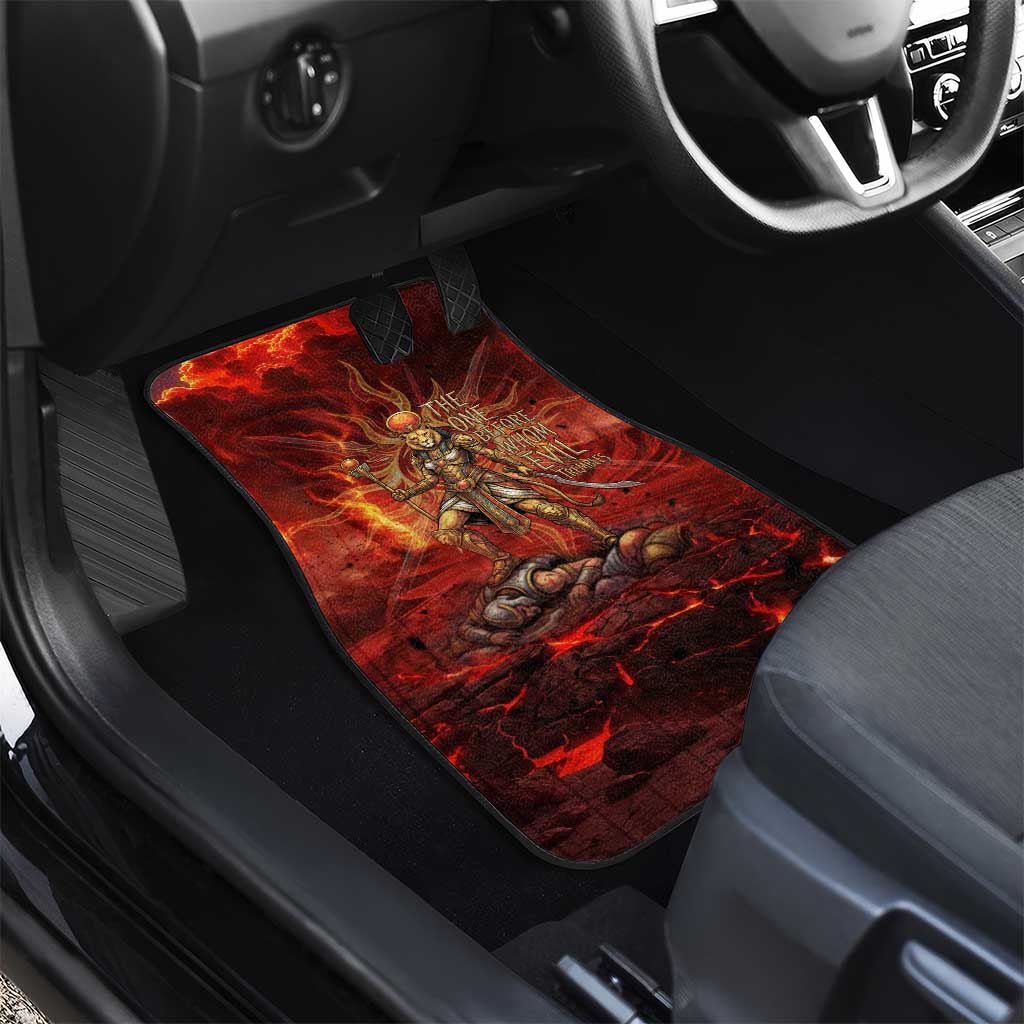 Sekhmet Car Mats Egyptian Fiery Lioness Head and Ancient Warrior