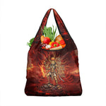 Sekhmet Grocery Bag Egyptian Fiery Lioness Head and Ancient Warrior