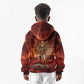 Sekhmet Kid Hoodie Egyptian Fiery Lioness Head and Ancient Warrior