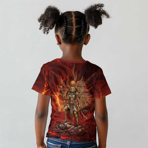 Sekhmet Kid T shirt Egyptian Fiery Lioness Head and Ancient Warrior