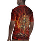 Sekhmet Rugby Jersey Egyptian Fiery Lioness Head and Ancient Warrior