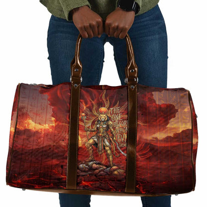Sekhmet Travel Bag Egyptian Fiery Lioness Head and Ancient Warrior