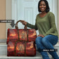 Sekhmet Travel Bag Egyptian Fiery Lioness Head and Ancient Warrior