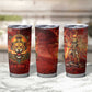 Sekhmet Tumbler Cup Egyptian Fiery Lioness Head and Ancient Warrior
