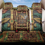 Sekhmet Back Car Seat Cover with Eye of Ra and Sacred Lion Symbol in Egyptian Healer