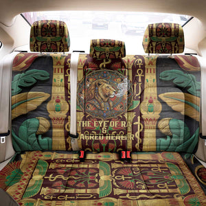 Sekhmet Back Car Seat Cover with Eye of Ra and Sacred Lion Symbol in Egyptian Healer