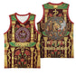 Sekhmet Basketball Jersey with Eye of Ra and Sacred Lion Symbol in Egyptian Healer