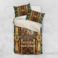 Sekhmet Bedding Set with Eye of Ra and Sacred Lion Symbol in Egyptian Healer