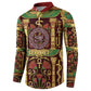 Sekhmet Button Sweatshirt with Eye of Ra and Sacred Lion Symbol in Egyptian Healer