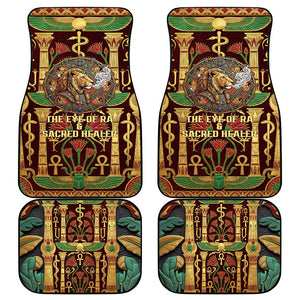 Sekhmet Car Mats with Eye of Ra and Sacred Lion Symbol in Egyptian Healer