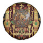 Sekhmet Spare Tire Cover with Eye of Ra and Sacred Lion Symbol in Egyptian Healer