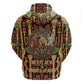 Sekhmet Zip Hoodie with Eye of Ra and Sacred Lion Symbol in Egyptian Healer