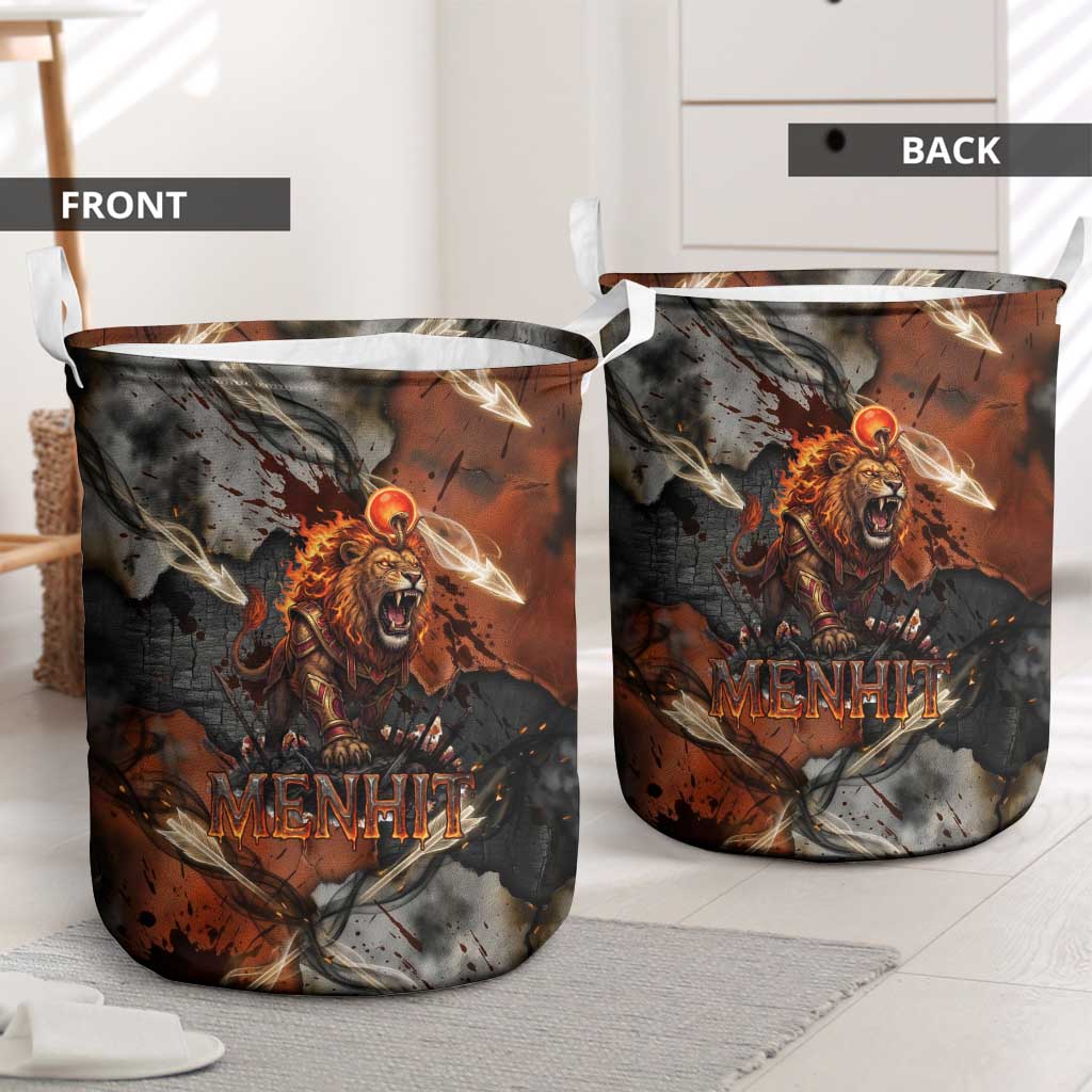 Menhit Egyptian Laundry Basket Warrior Goddess Fiery Lion Eye Arrows and Blood Battle