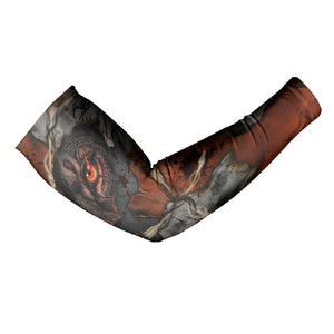 Menhit Egyptian Arm Sleeves Warrior Goddess Fiery Lion Eye Arrows and Blood Battle