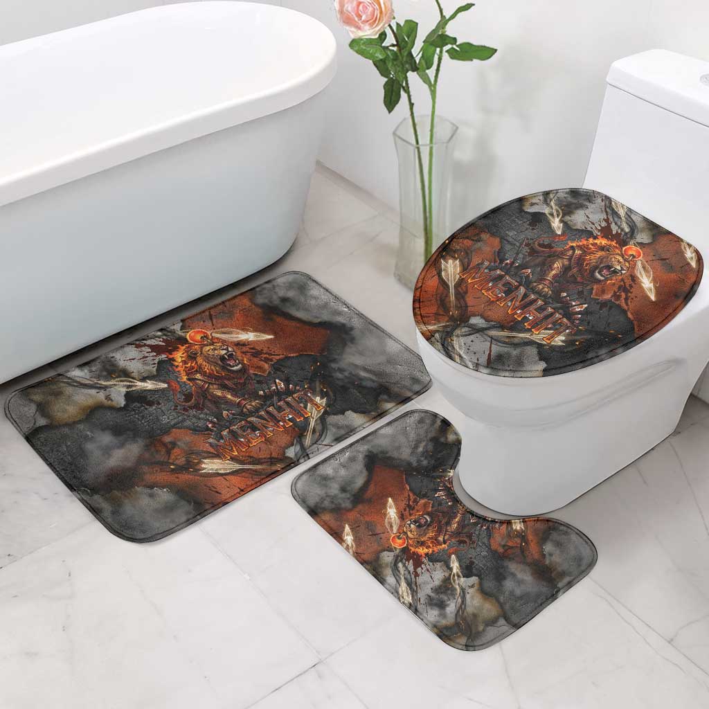 Menhit Egyptian Bathroom Set Warrior Goddess Fiery Lion Eye Arrows and Blood Battle
