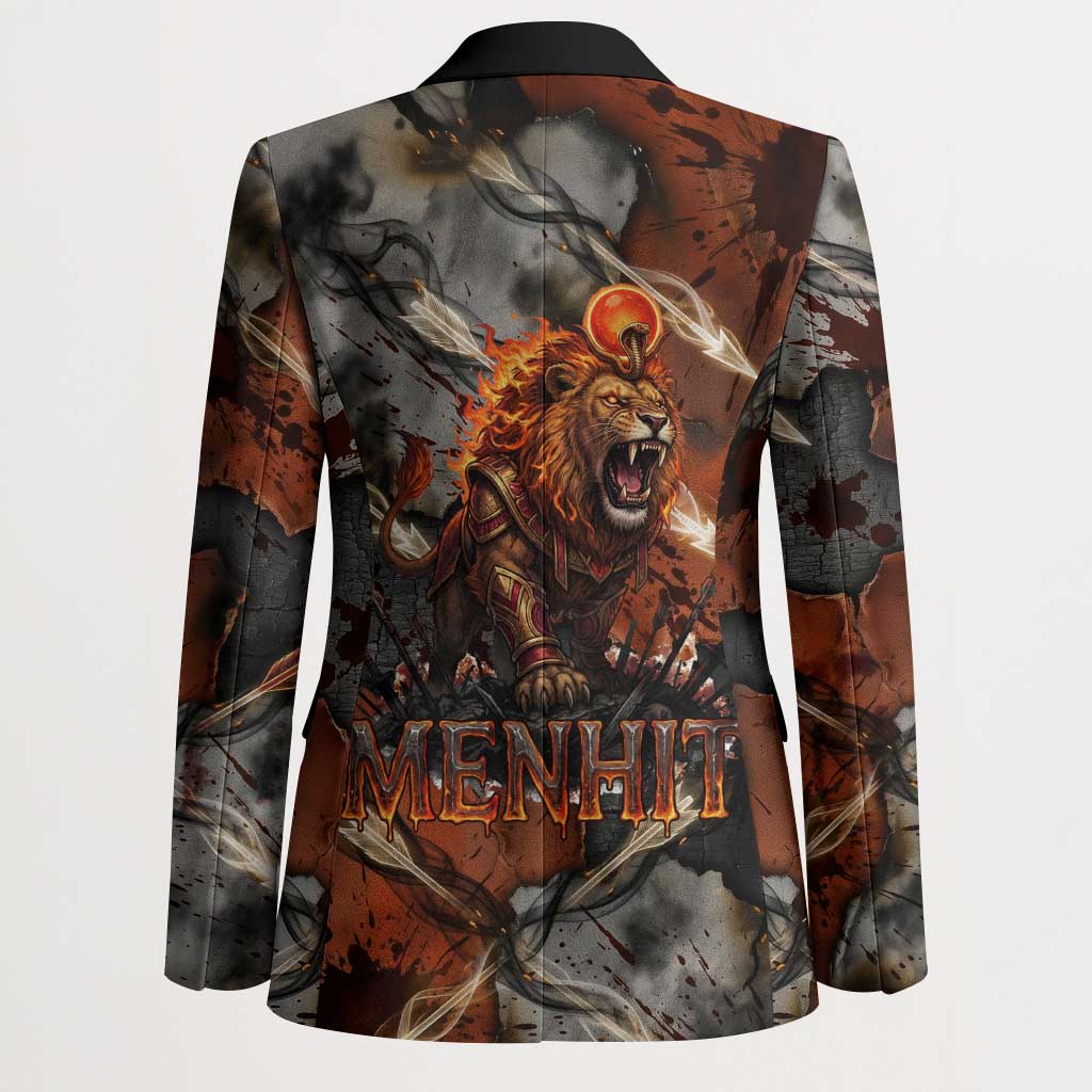 Menhit Egyptian Blazer Warrior Goddess Fiery Lion Eye Arrows and Blood Battle