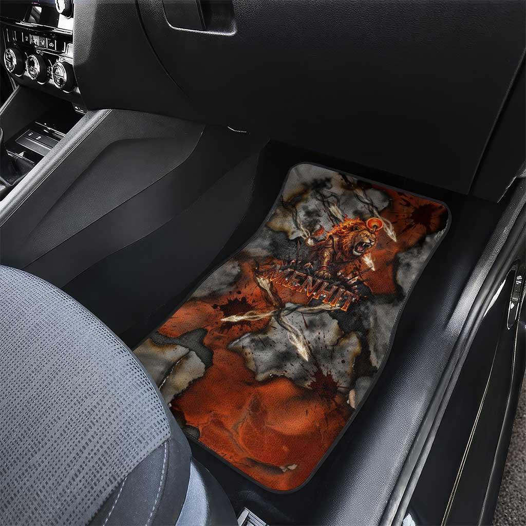 Menhit Egyptian Car Mats Warrior Goddess Fiery Lion Eye Arrows and Blood Battle