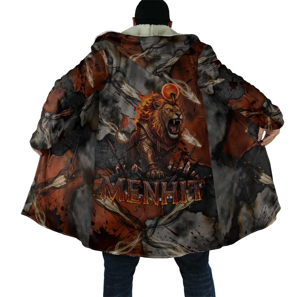 Menhit Egyptian Cloak Warrior Goddess Fiery Lion Eye Arrows and Blood Battle