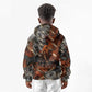 Menhit Egyptian Kid Hoodie Warrior Goddess Fiery Lion Eye Arrows and Blood Battle