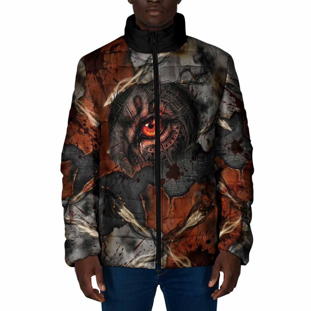 Menhit Egyptian Padded Jacket Warrior Goddess Fiery Lion Eye Arrows and Blood Battle