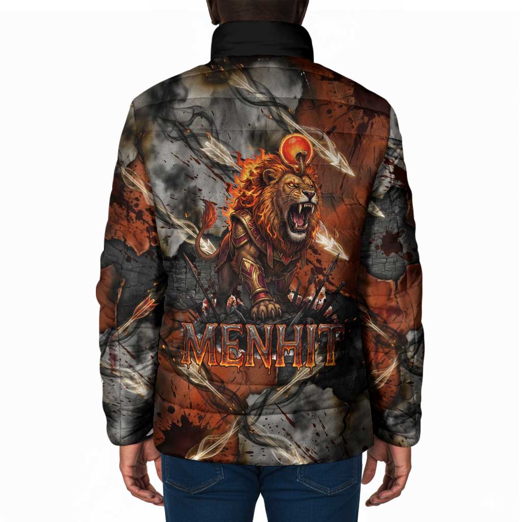 Menhit Egyptian Padded Jacket Warrior Goddess Fiery Lion Eye Arrows and Blood Battle