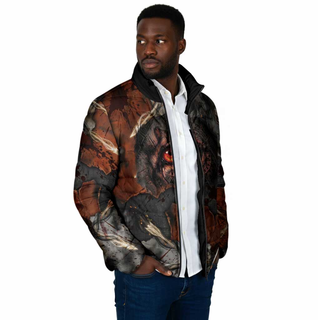 Menhit Egyptian Padded Jacket Warrior Goddess Fiery Lion Eye Arrows and Blood Battle